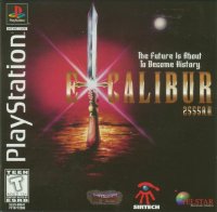Excalibur 2555 A.D. PAL Playstation PAL box art